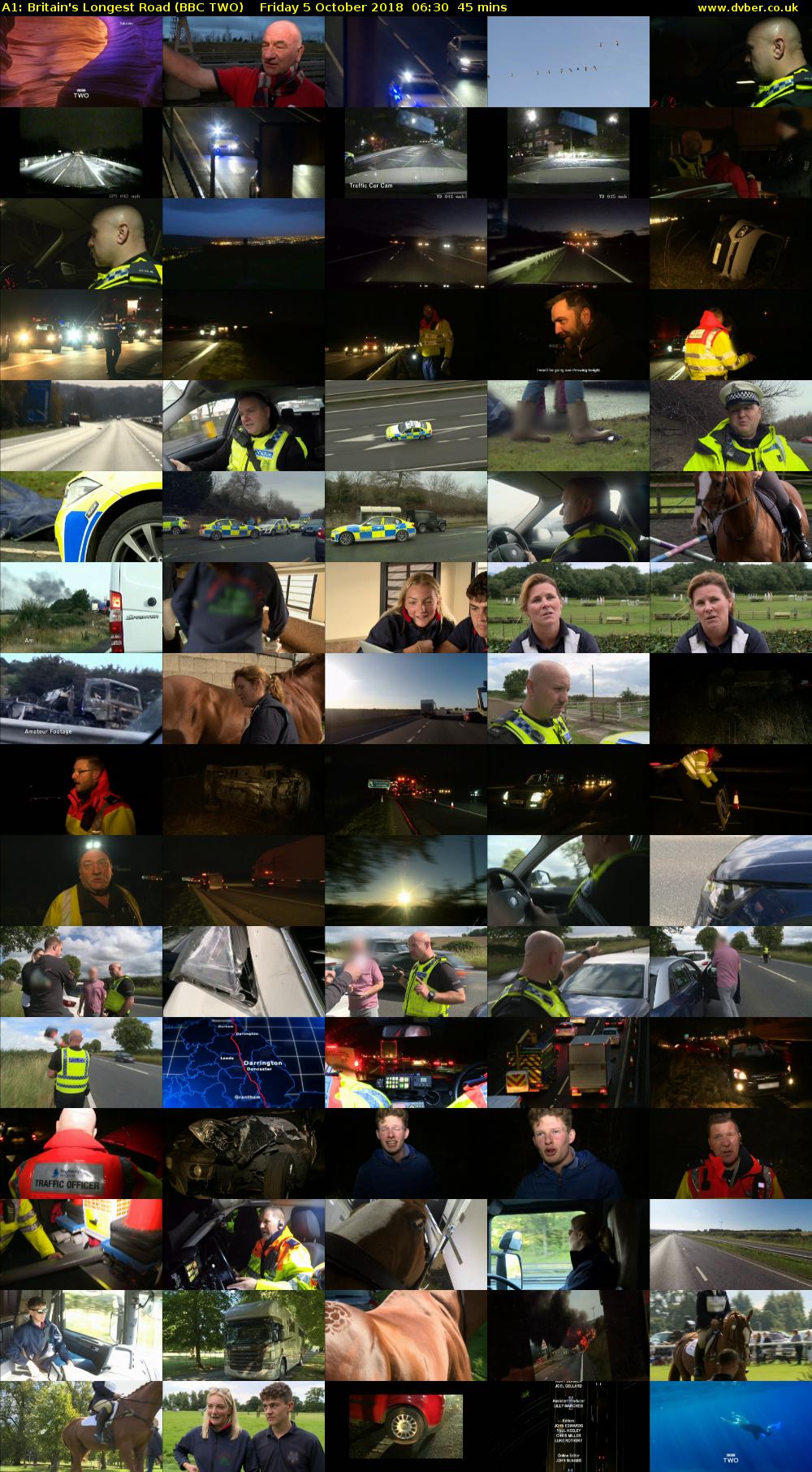 A1: Britain's Longest Road (BBC TWO) Friday 5 October 2018 06:30 - 07:15