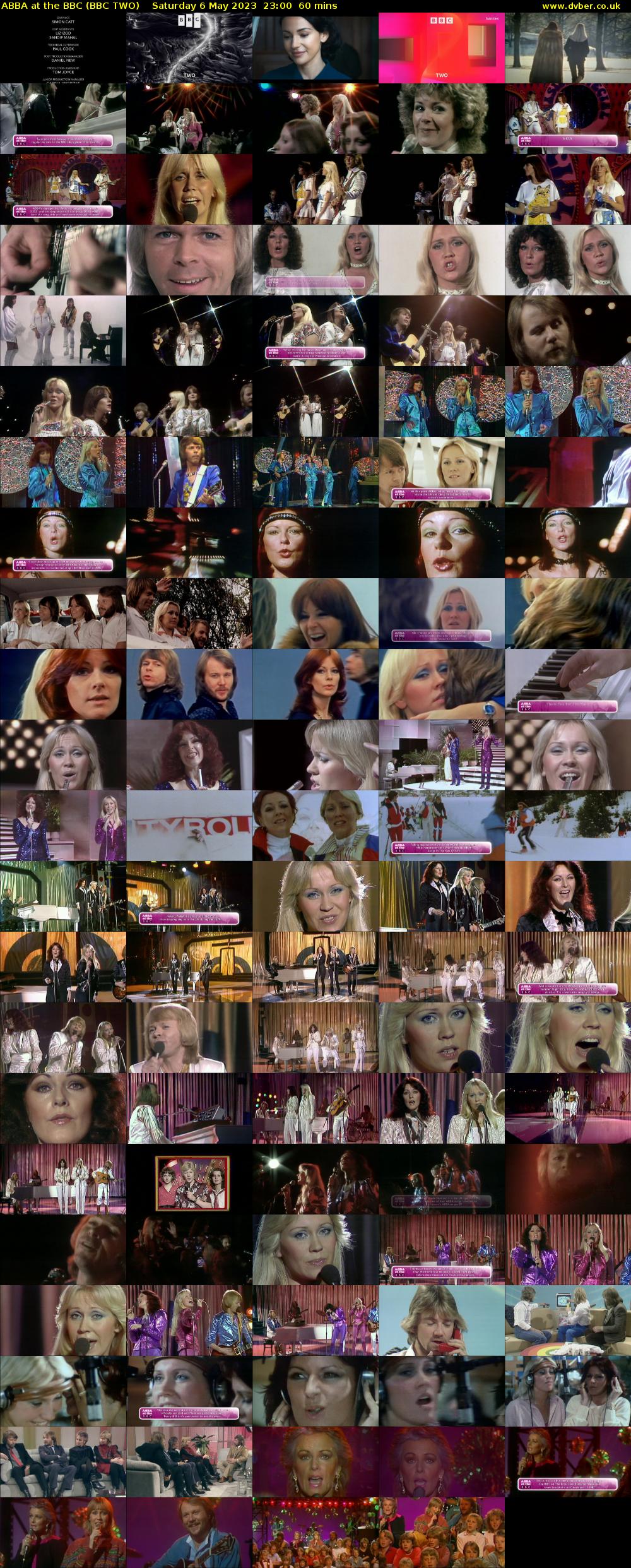 ABBA at the BBC (BBC TWO) Saturday 6 May 2023 23:00 - 00:00