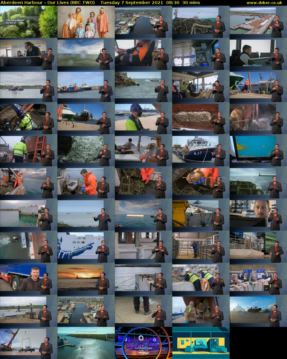 Aberdeen Harbour - Our Lives (BBC TWO) Tuesday 7 September 2021 08:30 - 09:00