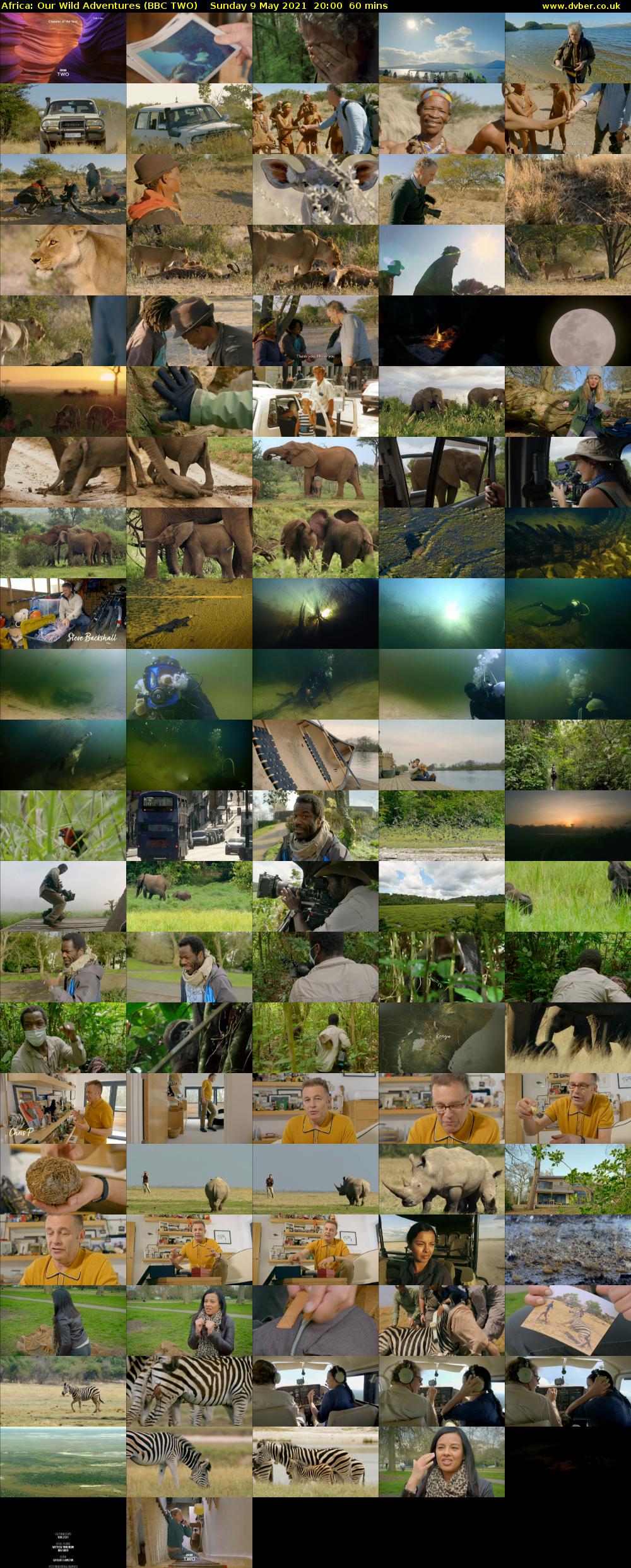 Africa: Our Wild Adventures (BBC TWO) Sunday 9 May 2021 20:00 - 21:00