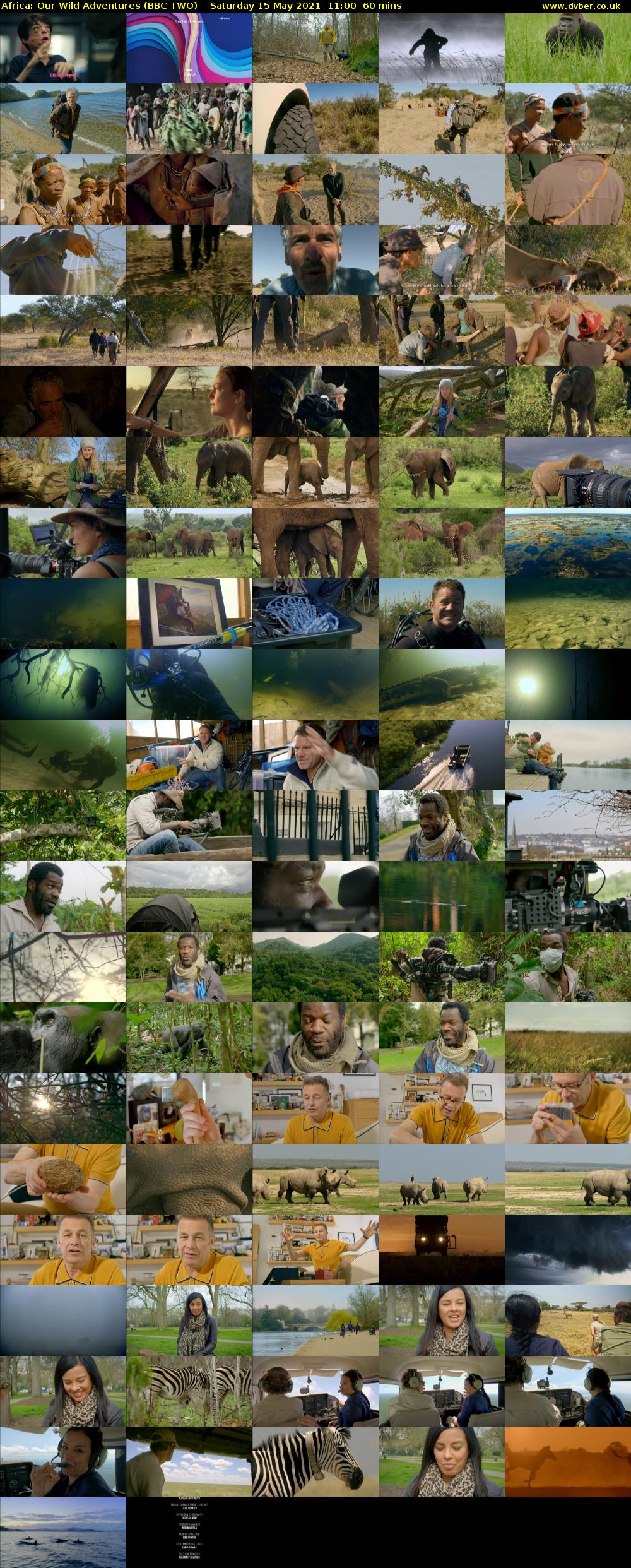 Africa: Our Wild Adventures (BBC TWO) Saturday 15 May 2021 11:00 - 12:00