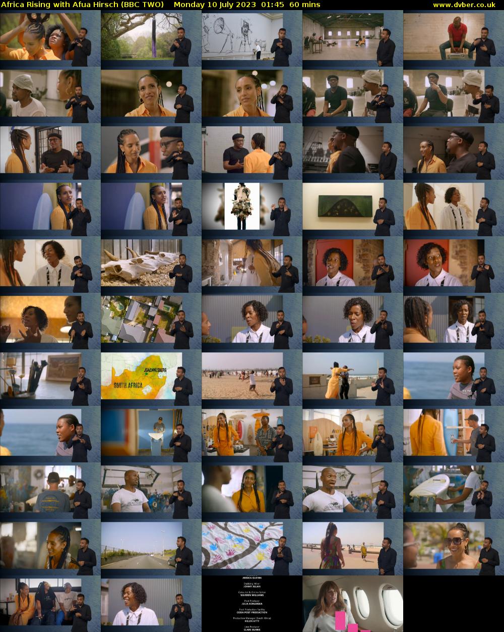 Africa Rising with Afua Hirsch (BBC TWO) Monday 10 July 2023 01:45 - 02:45