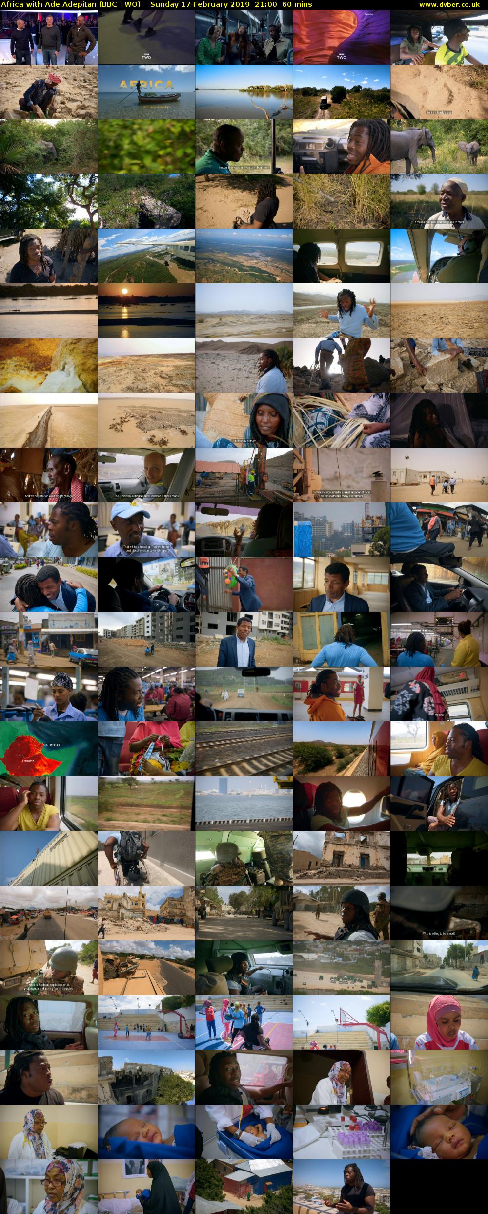 Africa with Ade Adepitan (BBC TWO) Sunday 17 February 2019 21:00 - 22:00
