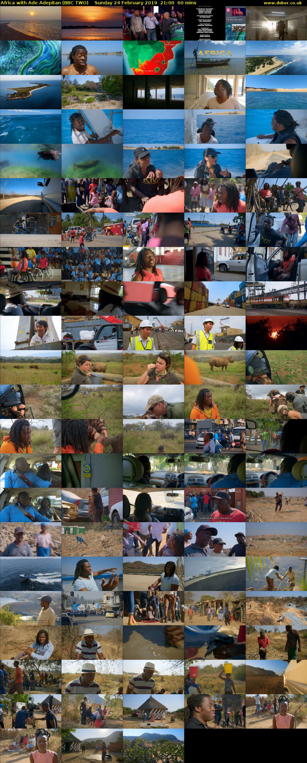 Africa with Ade Adepitan (BBC TWO) Sunday 24 February 2019 21:00 - 22:00