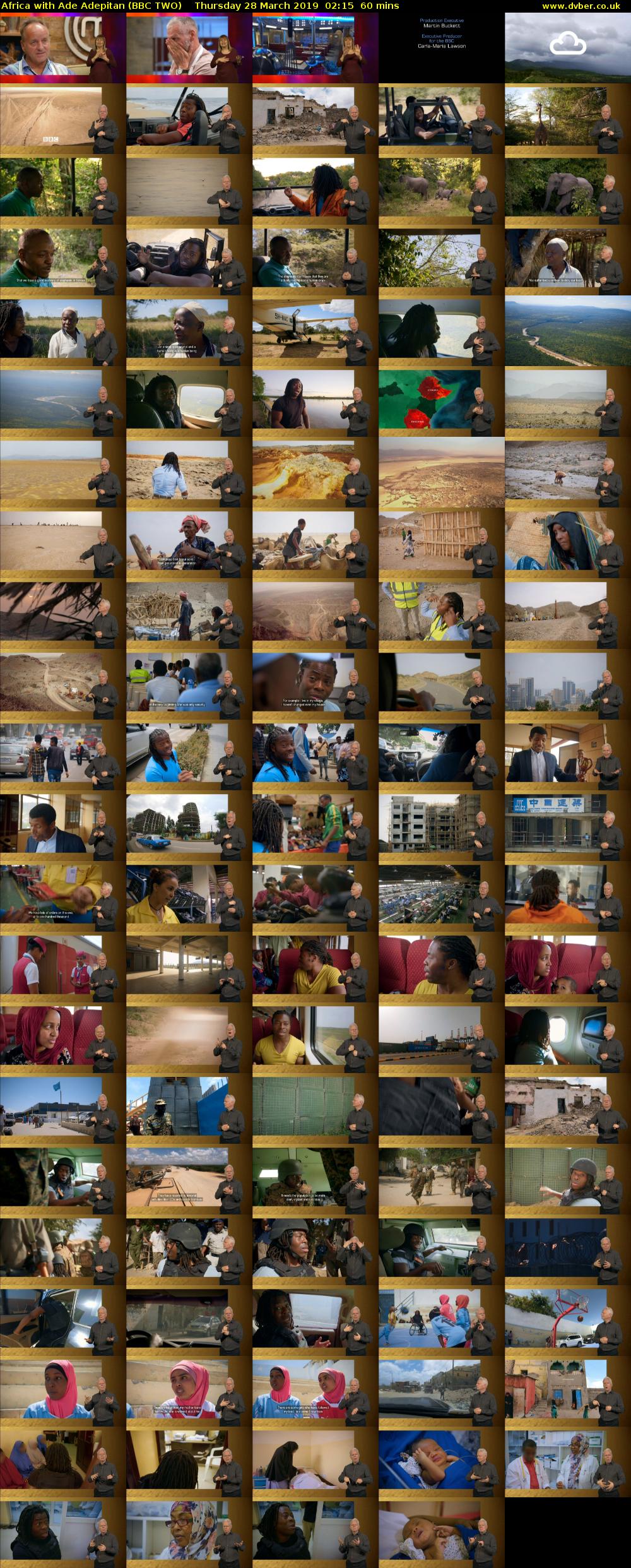 Africa with Ade Adepitan (BBC TWO) Thursday 28 March 2019 02:15 - 03:15