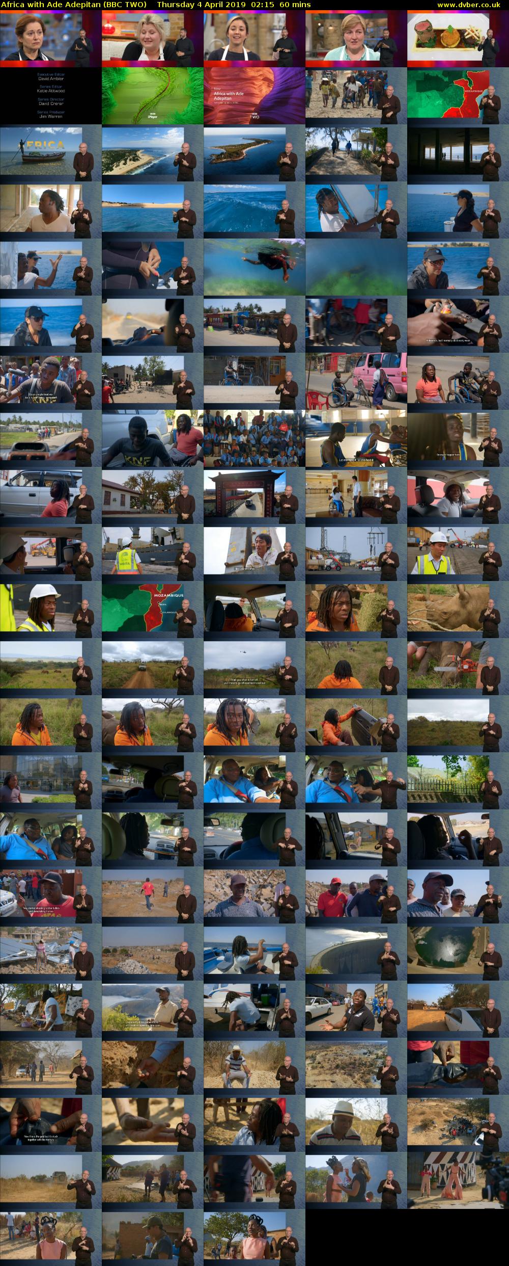 Africa with Ade Adepitan (BBC TWO) Thursday 4 April 2019 02:15 - 03:15