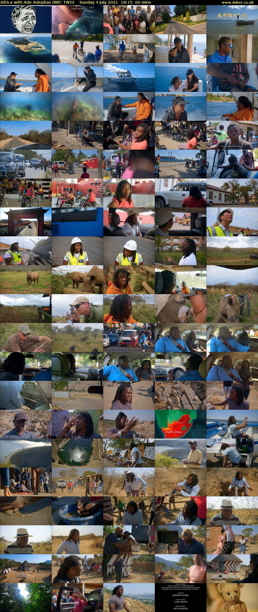 Africa with Ade Adepitan (BBC TWO) Sunday 4 July 2021 18:15 - 19:15