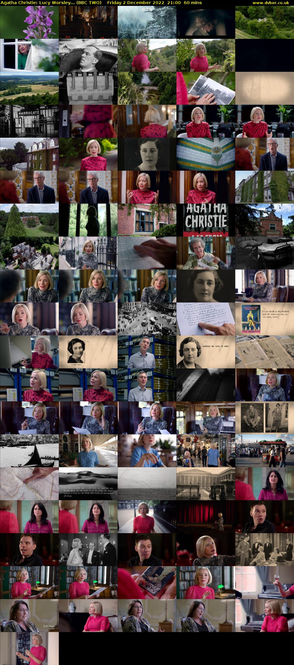 Agatha Christie: Lucy Worsley... (BBC TWO) Friday 2 December 2022 21:00 - 22:00