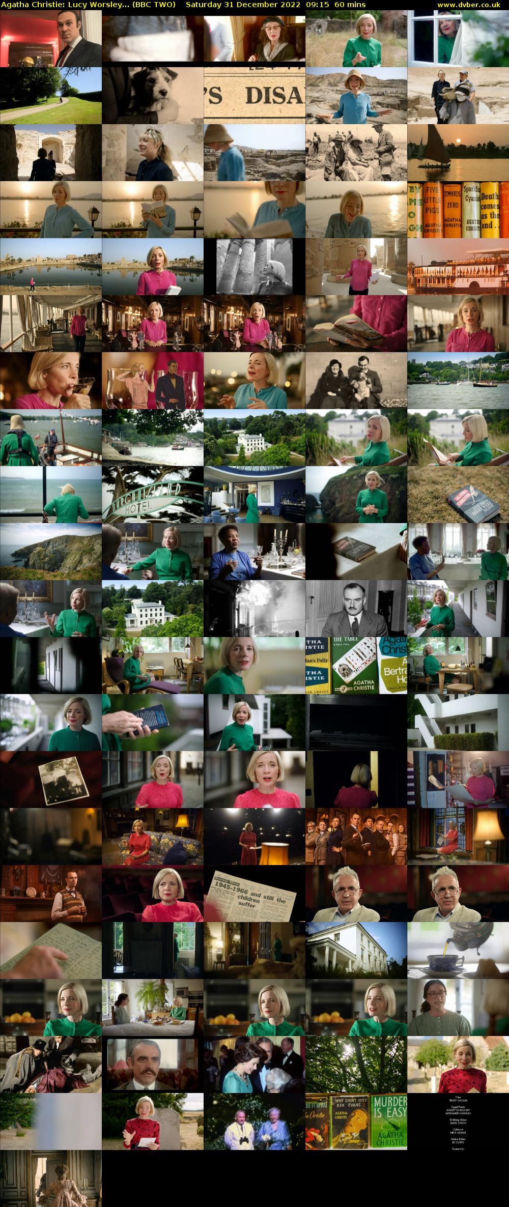 Agatha Christie: Lucy Worsley... (BBC TWO) Saturday 31 December 2022 09:15 - 10:15