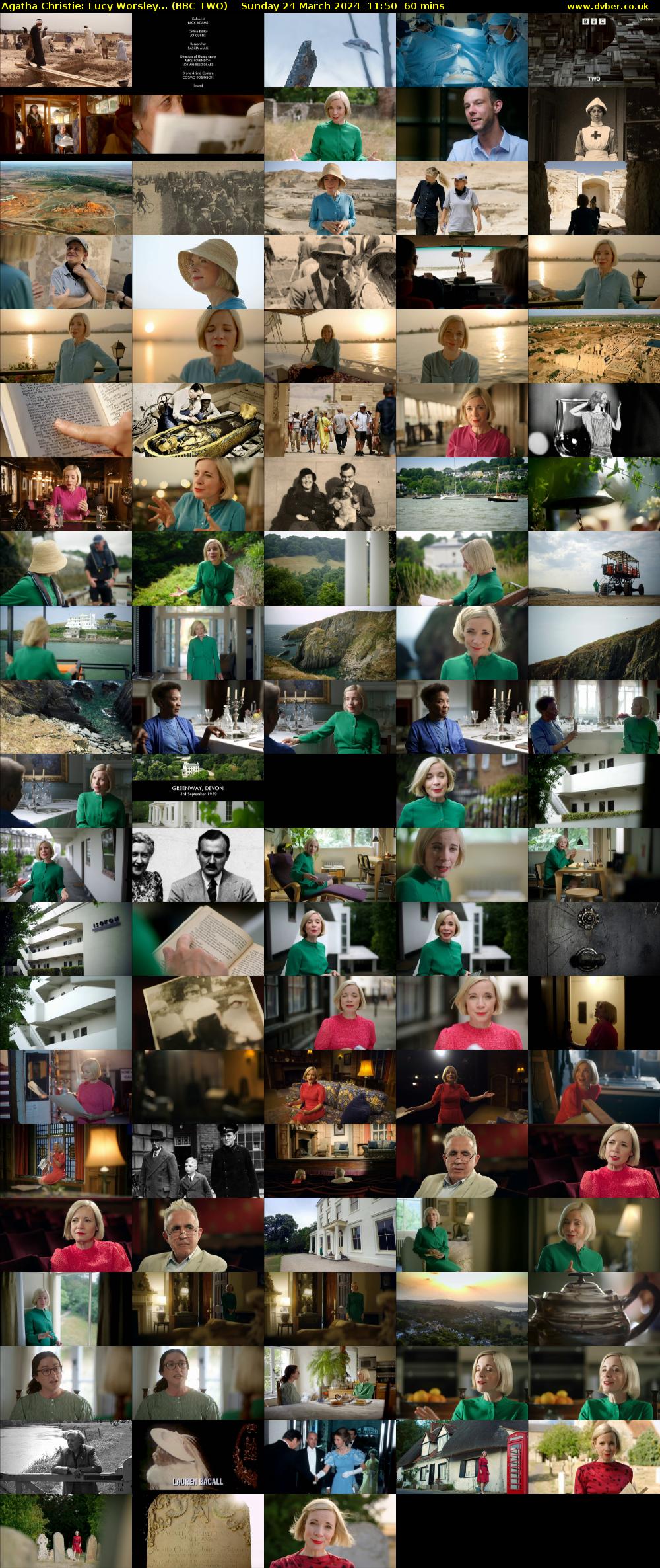 Agatha Christie: Lucy Worsley... (BBC TWO) Sunday 24 March 2024 11:50 - 12:50