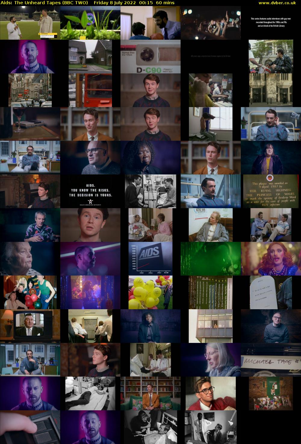 Aids: The Unheard Tapes (BBC TWO) Friday 8 July 2022 00:15 - 01:15