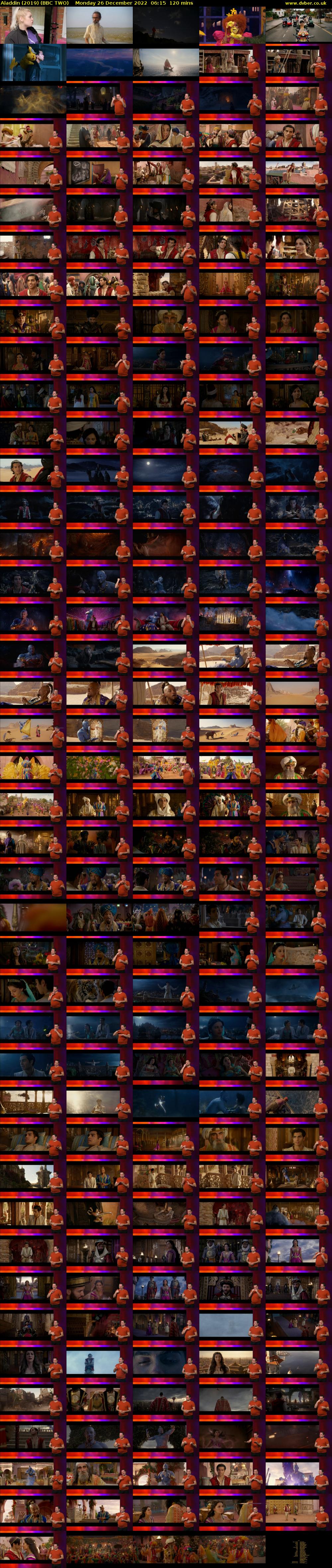 Aladdin (2019) (BBC TWO) Monday 26 December 2022 06:15 - 08:15