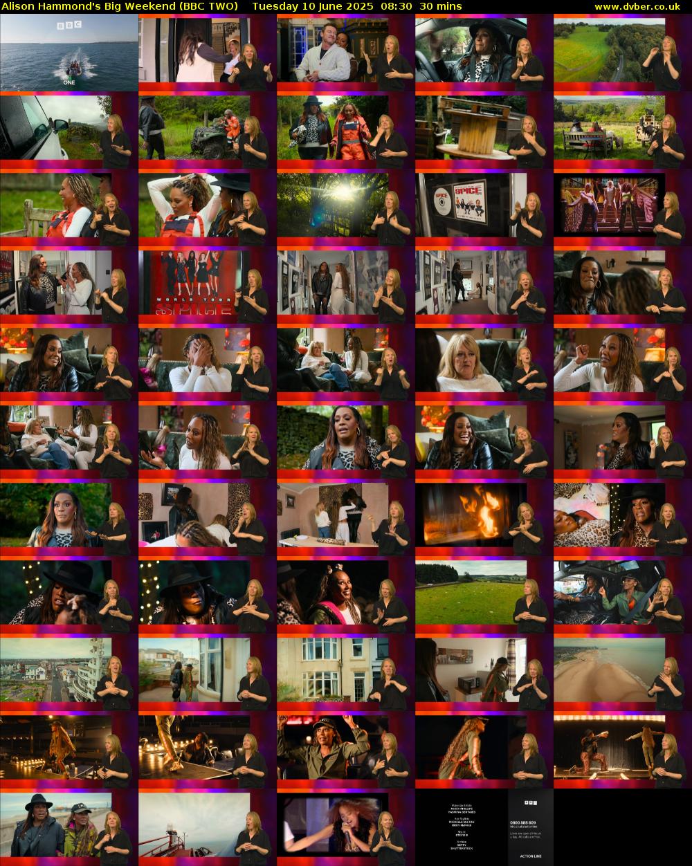 Alison Hammond's Big Weekend (BBC TWO) Tuesday 10 June 2025 08:30 - 09:00