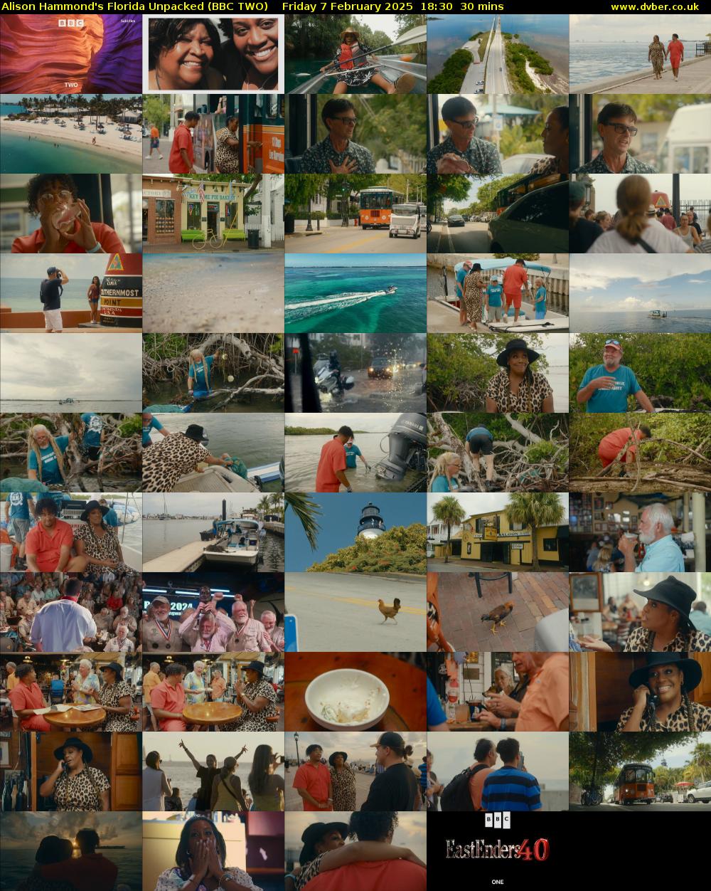 Alison Hammond's Florida Unpacked (BBC TWO) Friday 7 February 2025 18:30 - 19:00