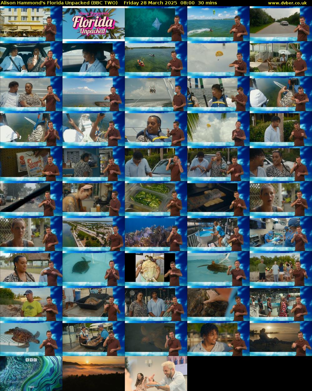 Alison Hammond's Florida Unpacked (BBC TWO) Friday 28 March 2025 08:00 - 08:30