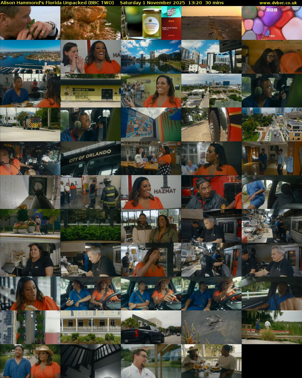 Alison Hammond's Florida Unpacked (BBC TWO) Saturday 1 November 2025 13:20 - 13:50