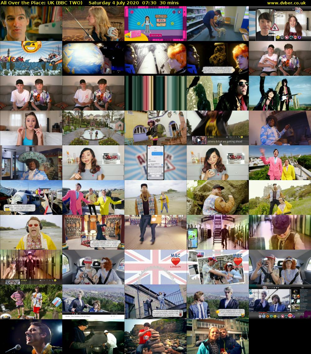 All Over the Place: UK (BBC TWO) Saturday 4 July 2020 07:30 - 08:00