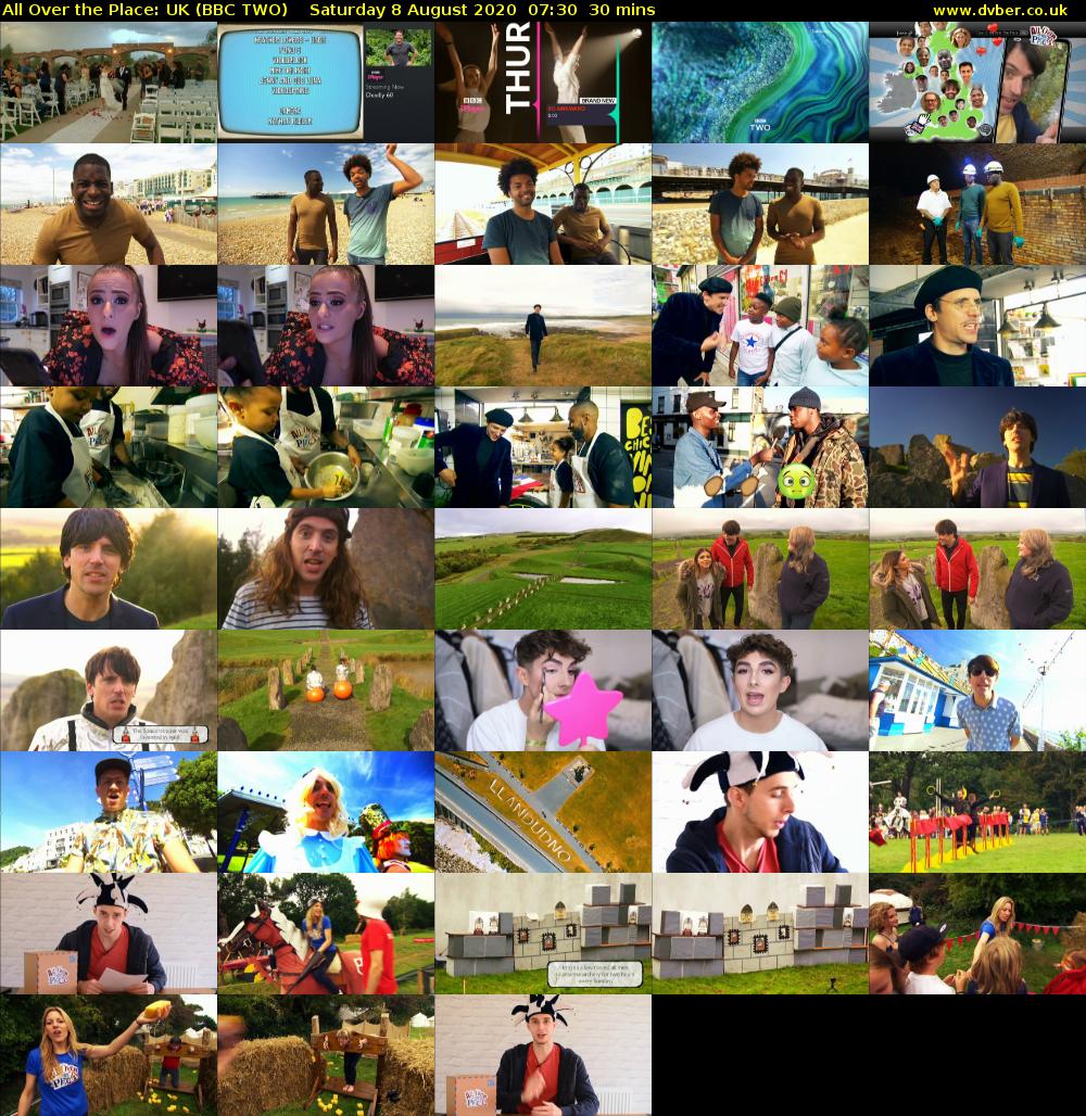 All Over the Place: UK (BBC TWO) Saturday 8 August 2020 07:30 - 08:00