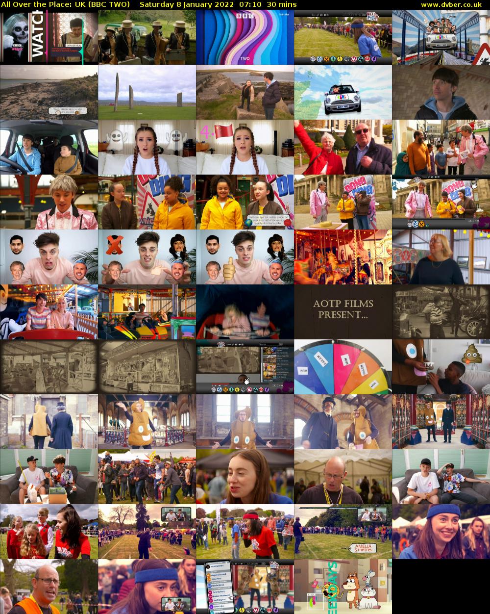 All Over the Place: UK (BBC TWO) Saturday 8 January 2022 07:10 - 07:40