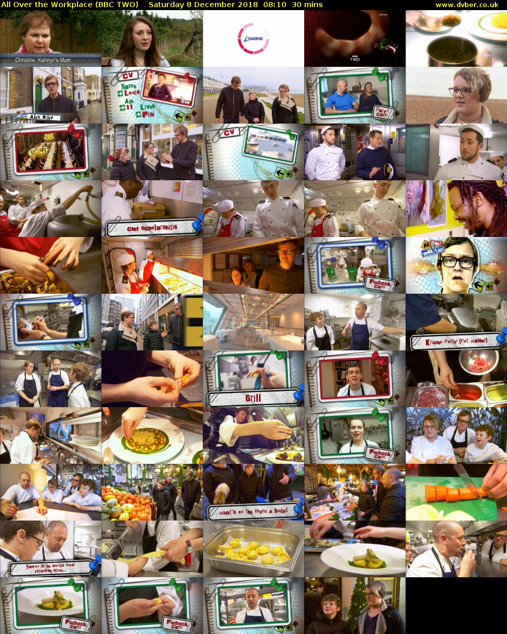 All Over the Workplace (BBC TWO) Saturday 8 December 2018 08:10 - 08:40