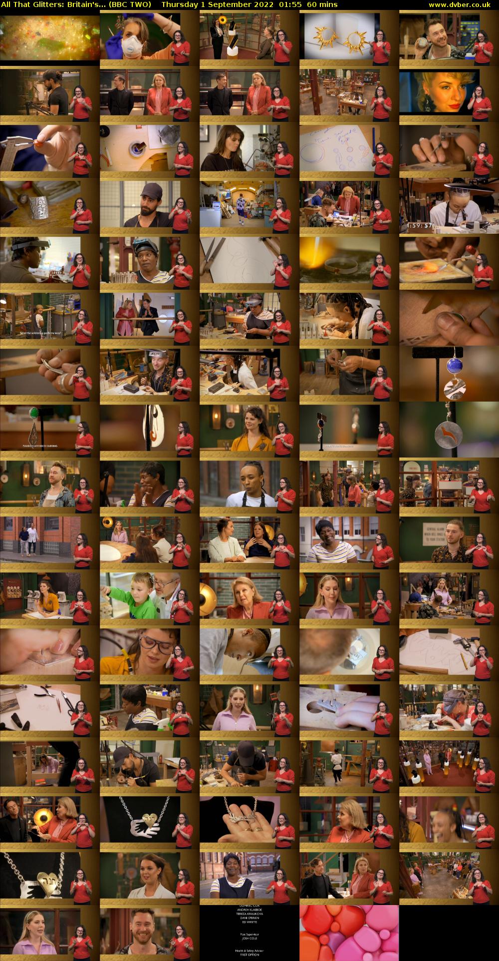 All That Glitters: Britain's... (BBC TWO) Thursday 1 September 2022 01:55 - 02:55