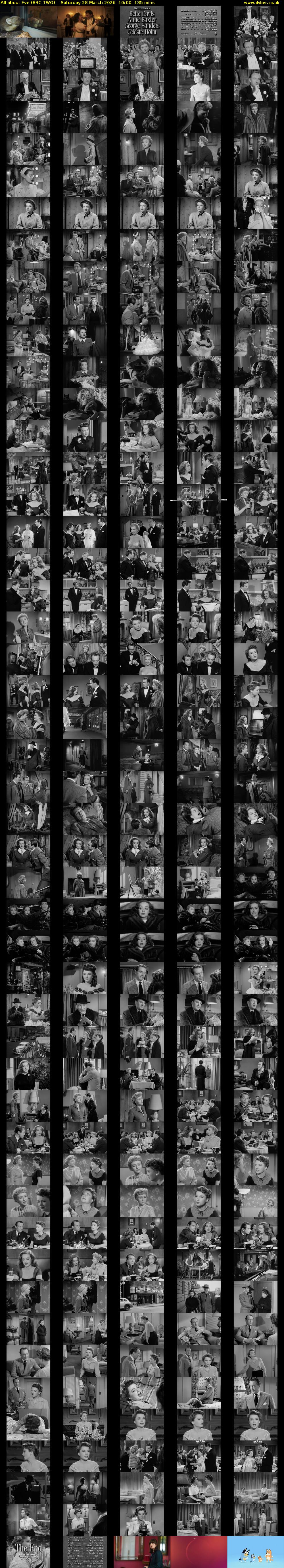 All about Eve (BBC TWO) Saturday 28 March 2026 10:00 - 12:15