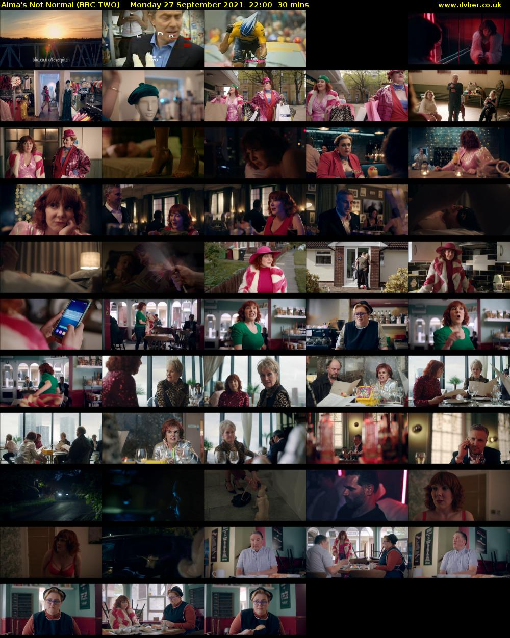 Alma's Not Normal (BBC TWO) Monday 27 September 2021 22:00 - 22:30