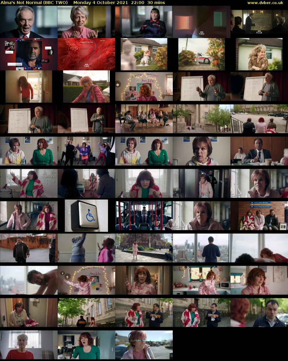 Alma's Not Normal (BBC TWO) Monday 4 October 2021 22:00 - 22:30