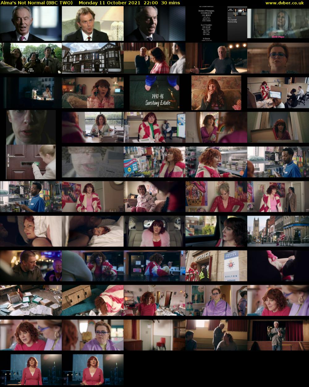 Alma's Not Normal (BBC TWO) Monday 11 October 2021 22:00 - 22:30