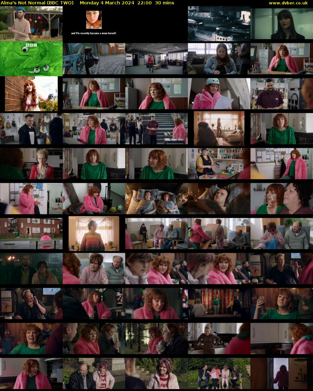 Alma's Not Normal (BBC TWO) Monday 4 March 2024 22:00 - 22:30