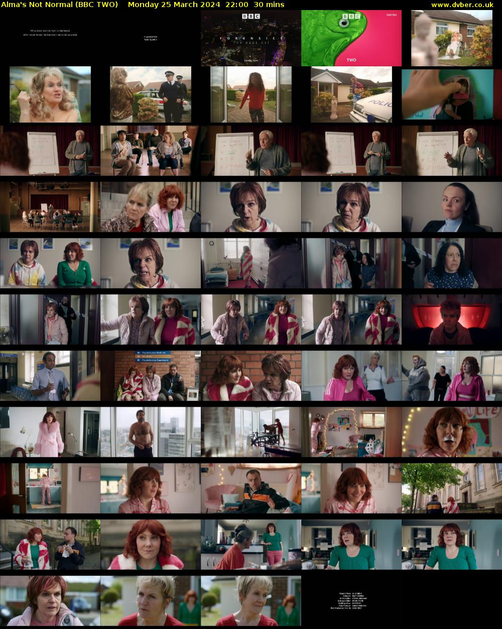 Alma's Not Normal (BBC TWO) Monday 25 March 2024 22:00 - 22:30