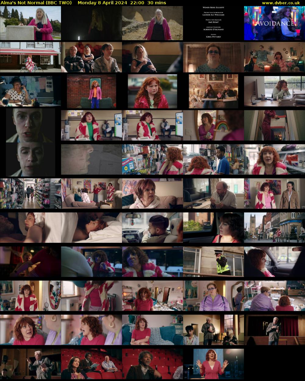 Alma's Not Normal (BBC TWO) Monday 8 April 2024 22:00 - 22:30