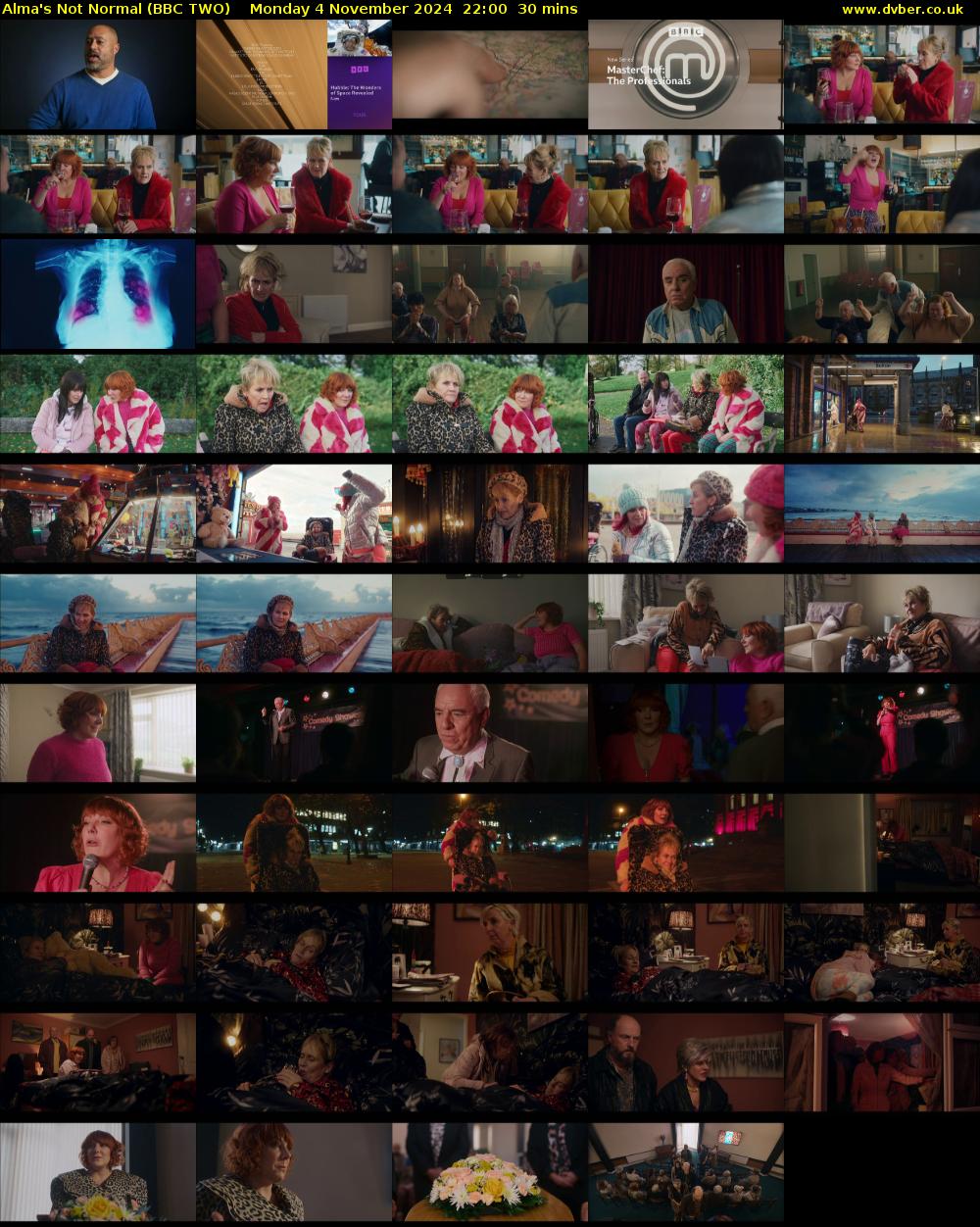 Alma's Not Normal (BBC TWO) Monday 4 November 2024 22:00 - 22:30