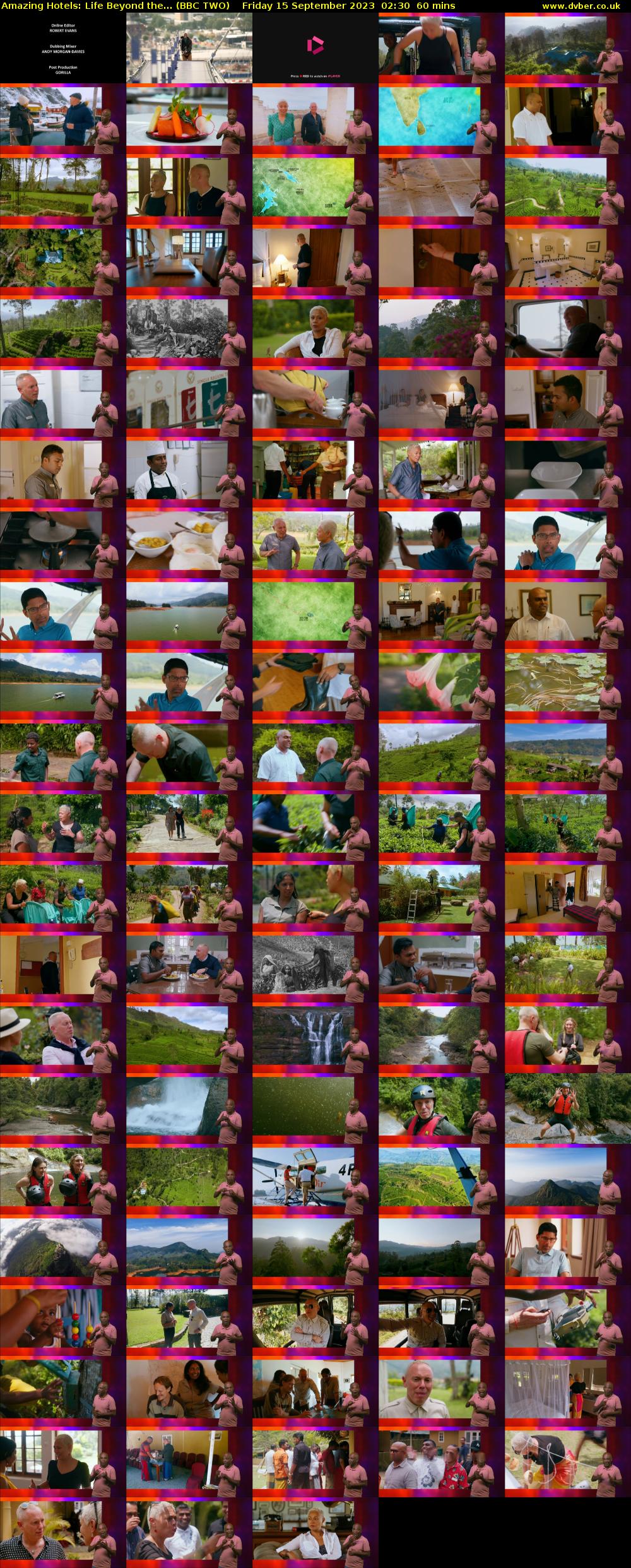 Amazing Hotels: Life Beyond the... (BBC TWO) Friday 15 September 2023 02:30 - 03:30
