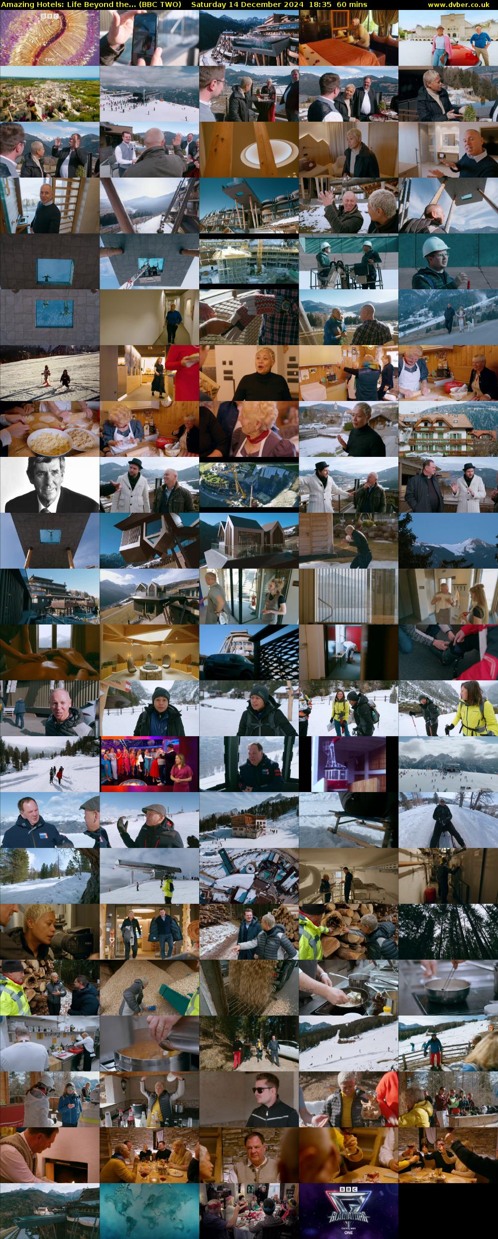 Amazing Hotels: Life Beyond the... (BBC TWO) Saturday 14 December 2024 18:35 - 19:35