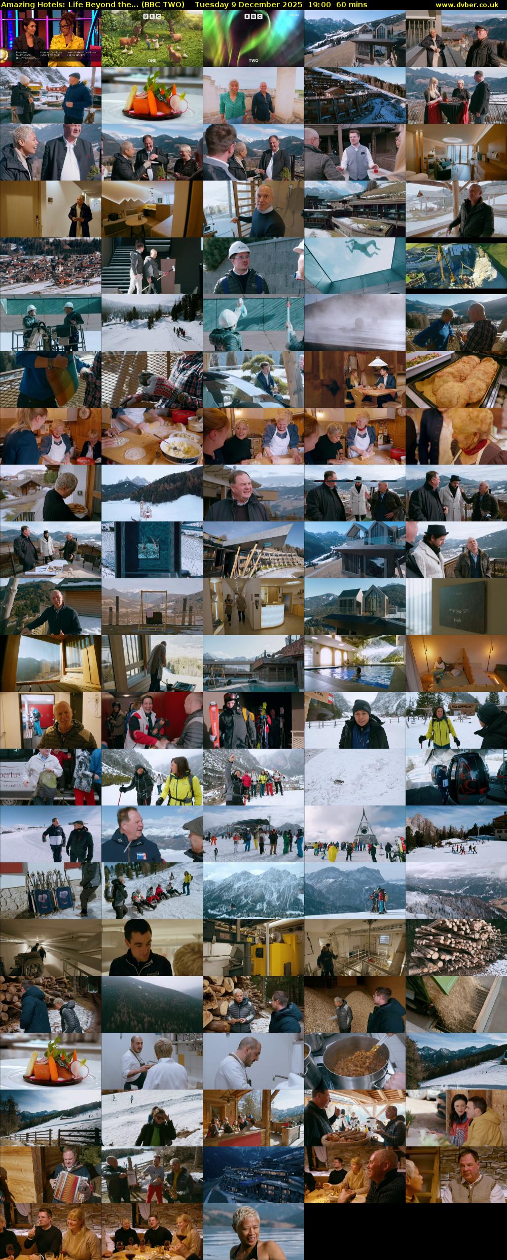 Amazing Hotels: Life Beyond the... (BBC TWO) Tuesday 9 December 2025 19:00 - 20:00