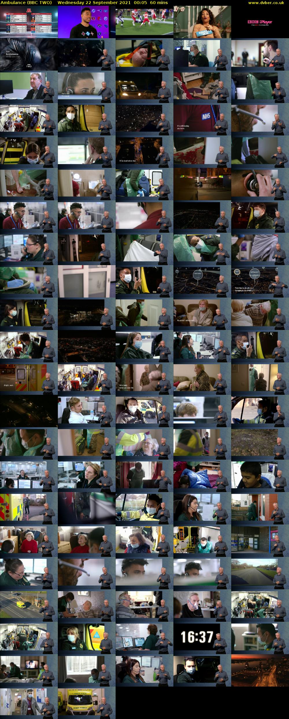 Ambulance (BBC TWO) Wednesday 22 September 2021 00:05 - 01:05