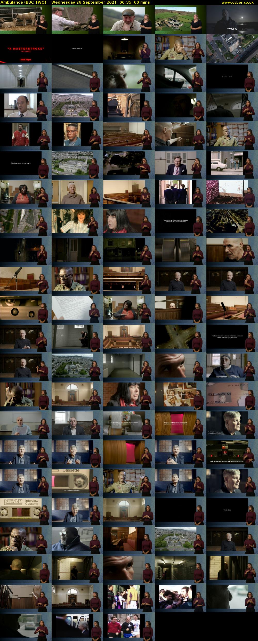 Ambulance (BBC TWO) Wednesday 29 September 2021 00:35 - 01:35