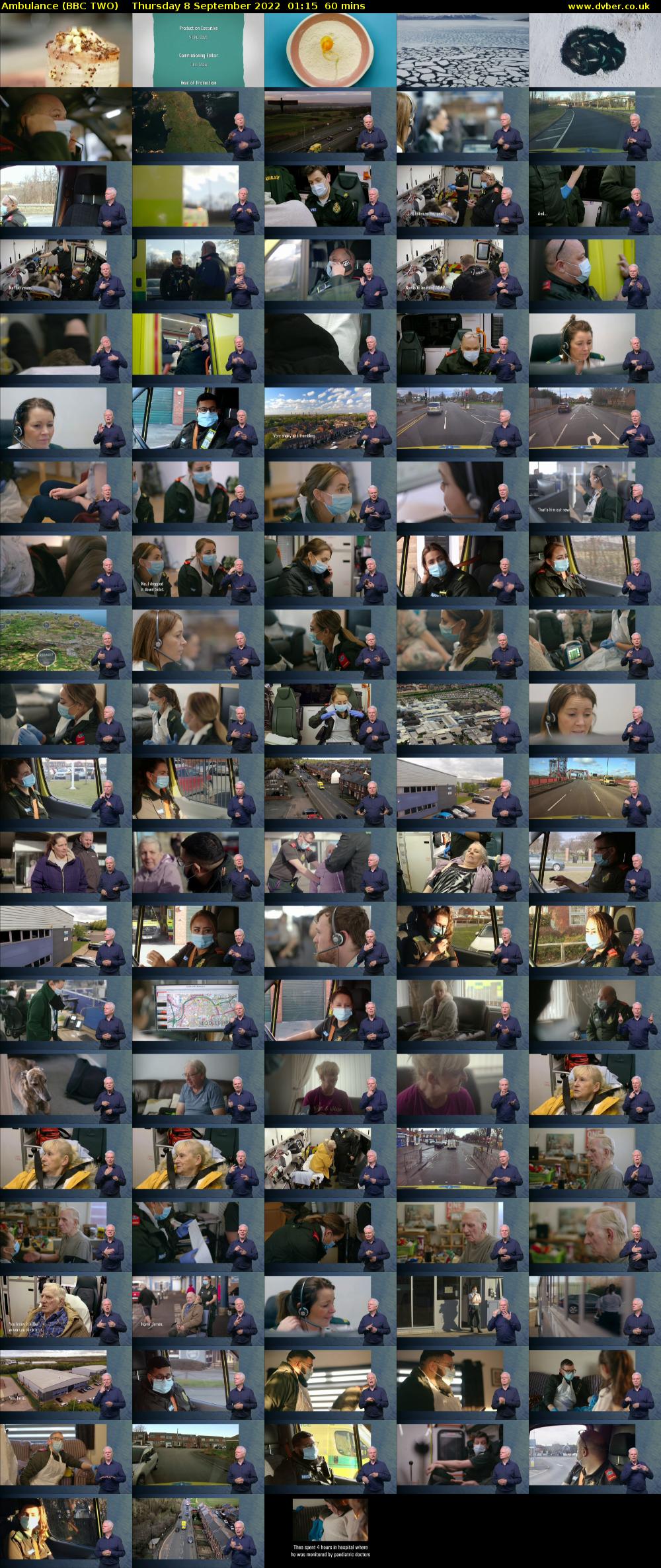 Ambulance (BBC TWO) Thursday 8 September 2022 01:15 - 02:15