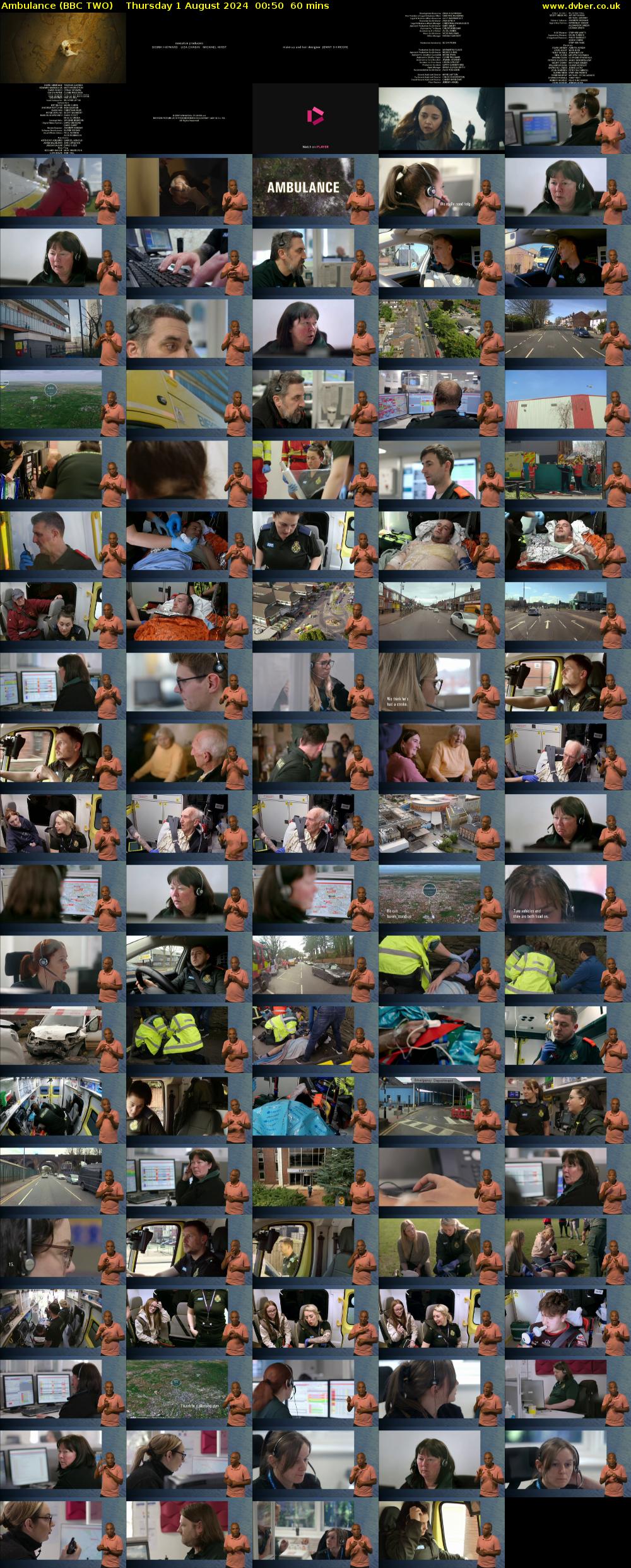 Ambulance (BBC TWO) Thursday 1 August 2024 00:50 - 01:50