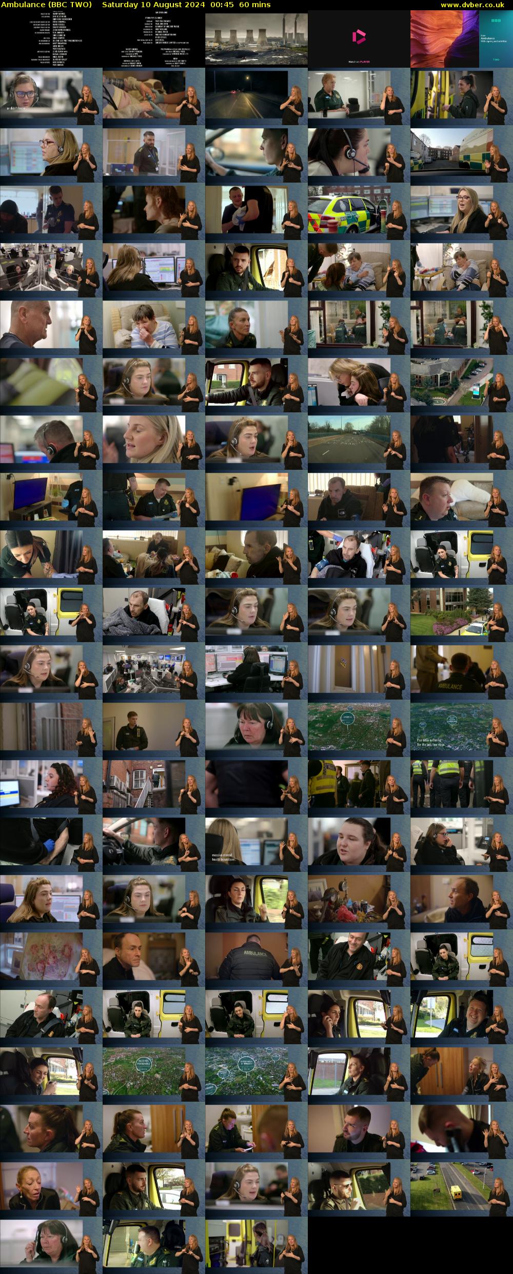 Ambulance (BBC TWO) Saturday 10 August 2024 00:45 - 01:45