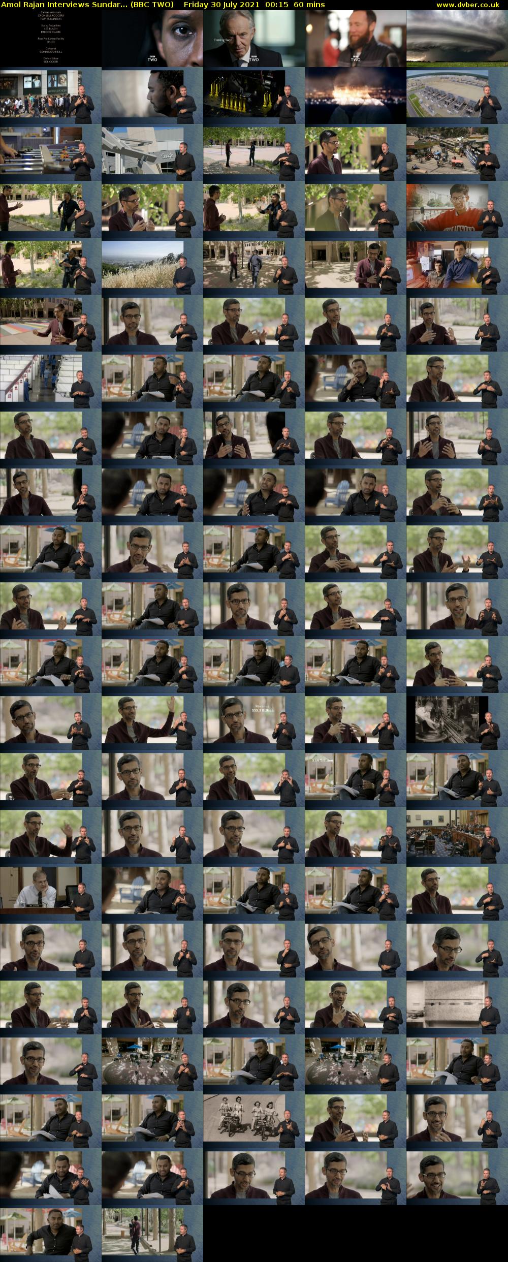 Amol Rajan Interviews Sundar... (BBC TWO) Friday 30 July 2021 00:15 - 01:15