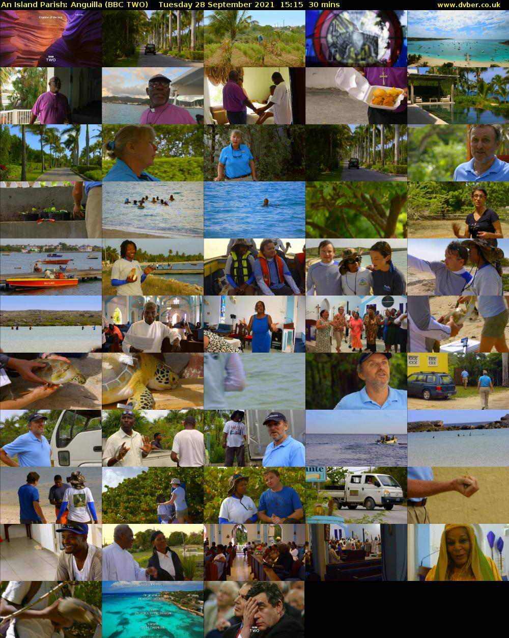 An Island Parish: Anguilla (BBC TWO) Tuesday 28 September 2021 15:15 - 15:45