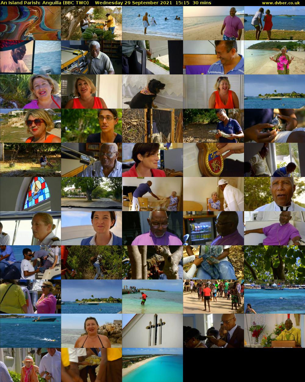 An Island Parish: Anguilla (BBC TWO) Wednesday 29 September 2021 15:15 - 15:45
