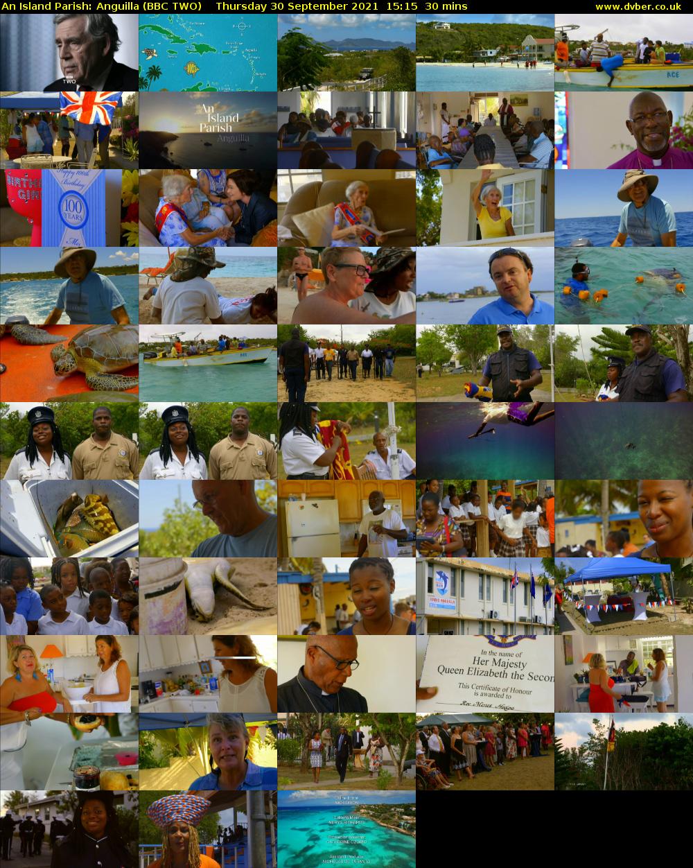 An Island Parish: Anguilla (BBC TWO) Thursday 30 September 2021 15:15 - 15:45