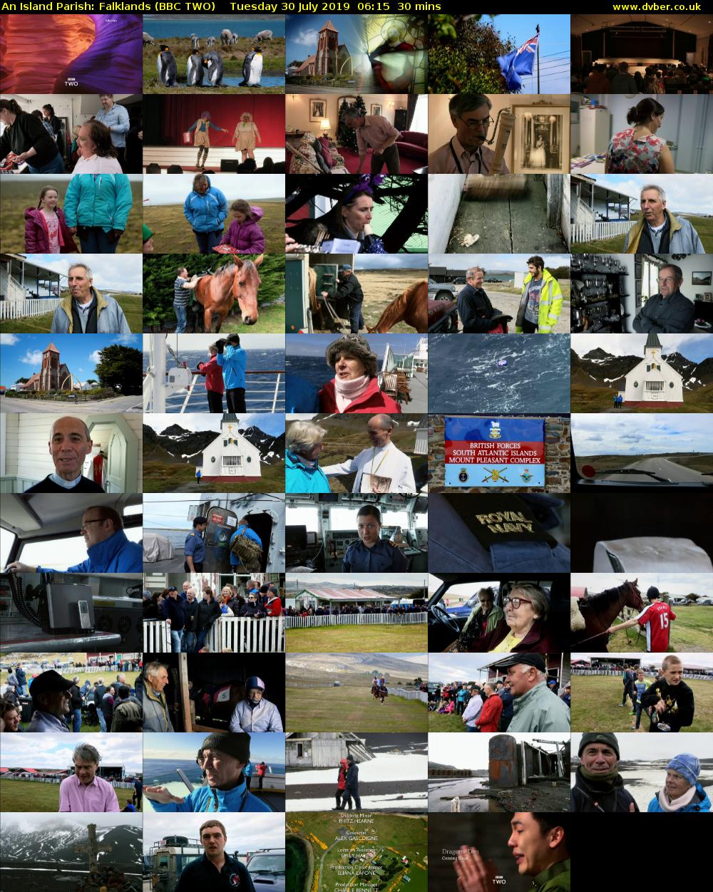 An Island Parish: Falklands (BBC TWO) Tuesday 30 July 2019 06:15 - 06:45