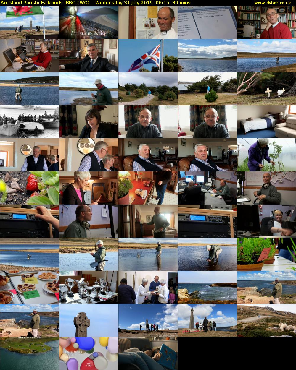 An Island Parish: Falklands (BBC TWO) Wednesday 31 July 2019 06:15 - 06:45