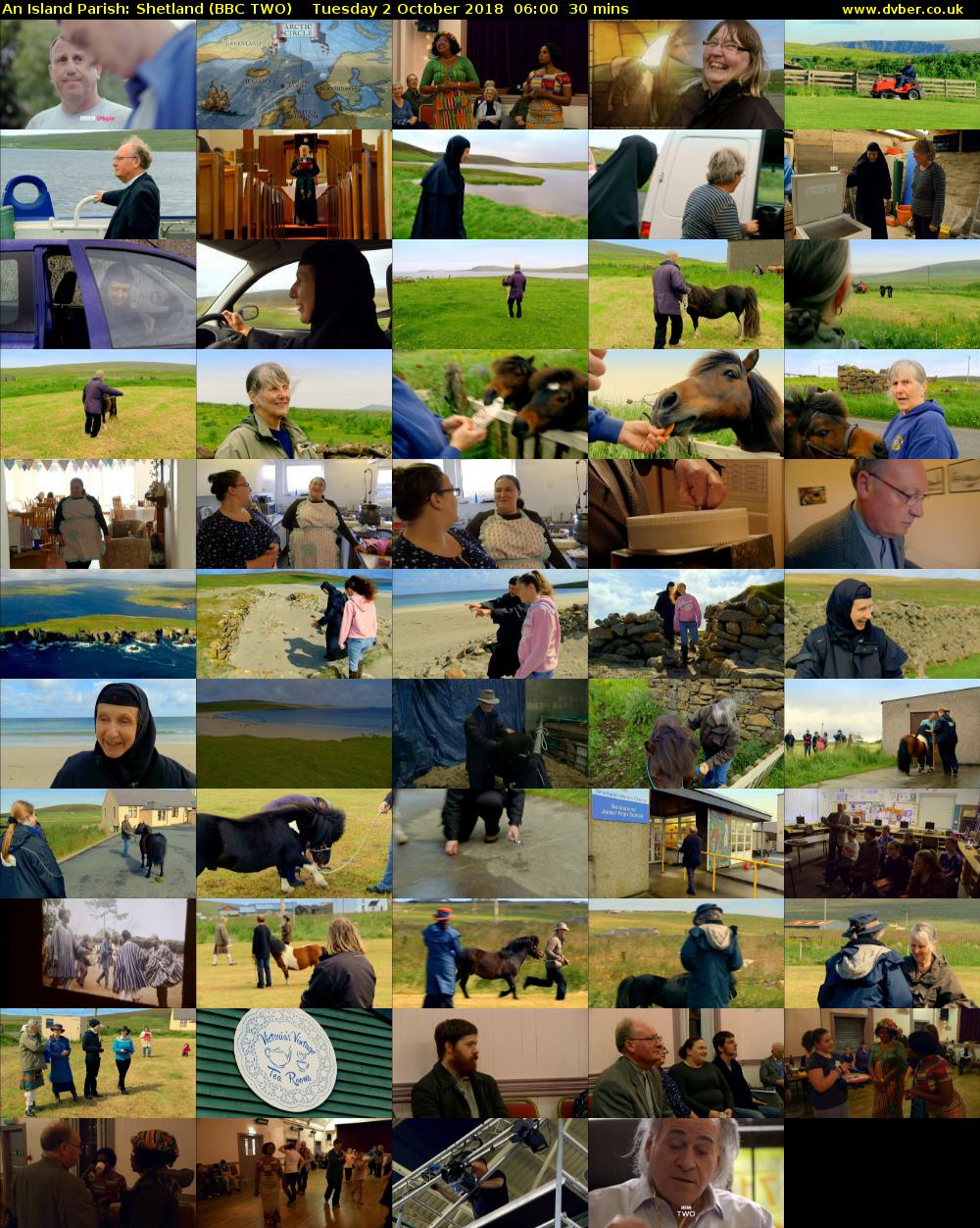 An Island Parish: Shetland (BBC TWO) Tuesday 2 October 2018 06:00 - 06:30