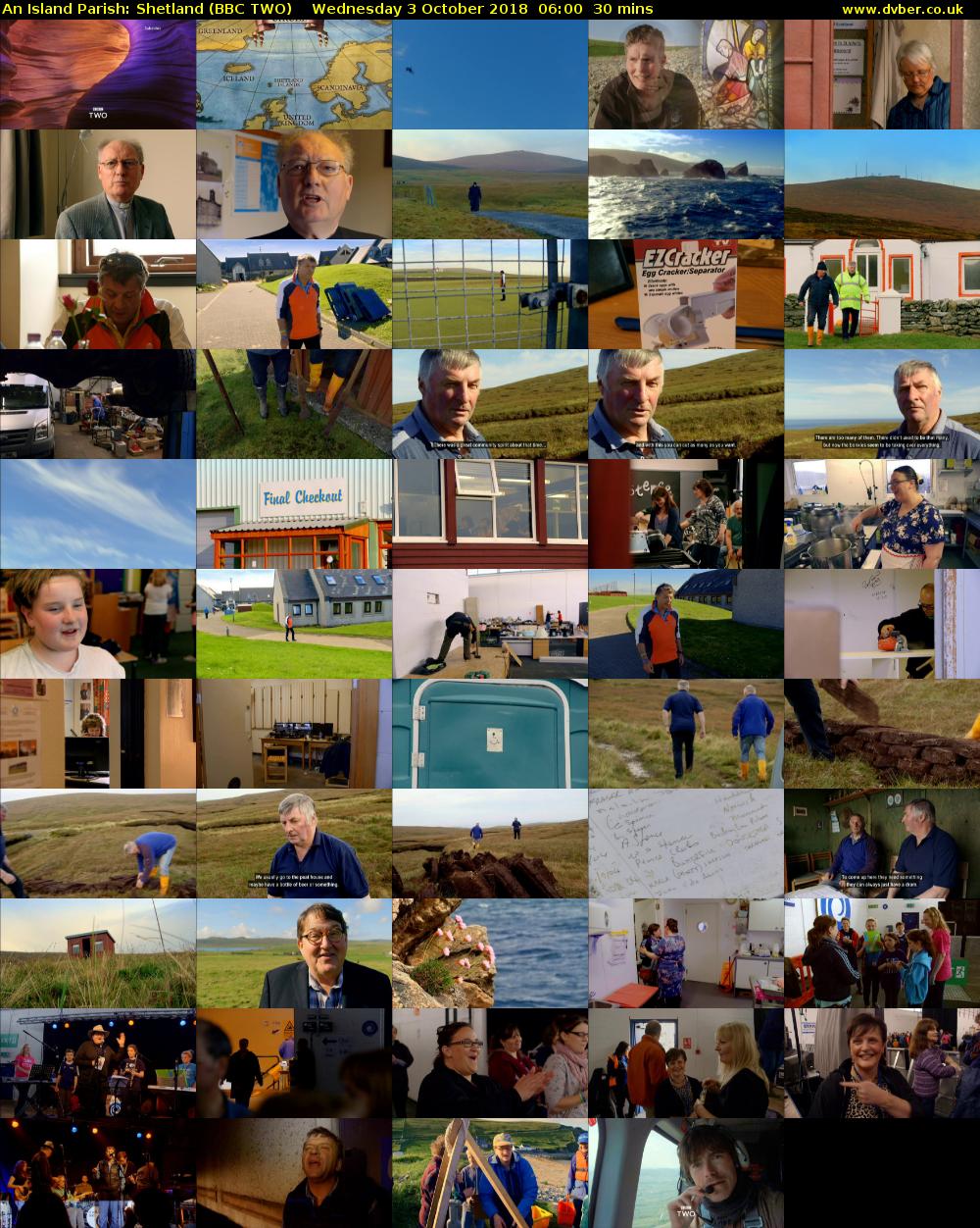 An Island Parish: Shetland (BBC TWO) Wednesday 3 October 2018 06:00 - 06:30