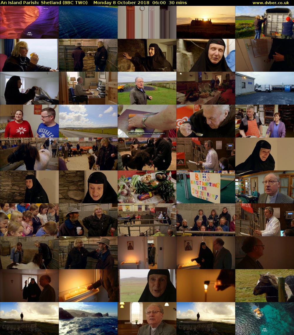 An Island Parish: Shetland (BBC TWO) Monday 8 October 2018 06:00 - 06:30